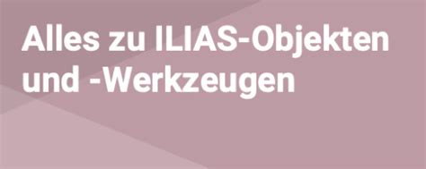 ilias hs osnabrueck|Tools und Begriffe 